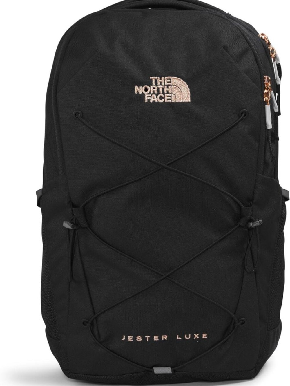 Stylish Women's Luxe Backpack - Versatile Black with Brown Accents, OS Size